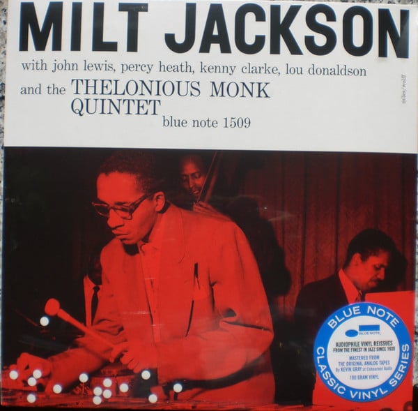 Milt Jackson With John Lewis , Percy Heath, Kenny Clarke, Lou Donaldson And The Thelonious Monk Quintet ~ Milt Jackson With John Lewis, Percy Heath, Kenny Clarke, Lou Donaldson And The Thelonious Monk Quintet (Vinyl) - Djungel & Jazz