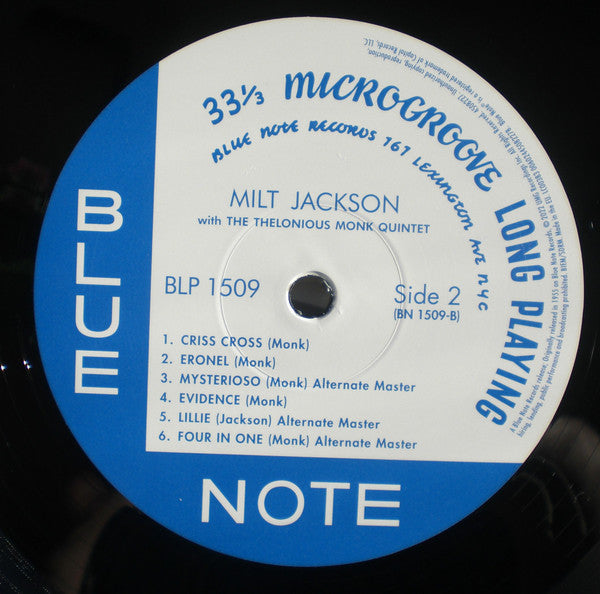 Milt Jackson With John Lewis , Percy Heath, Kenny Clarke, Lou Donaldson And The Thelonious Monk Quintet ~ Milt Jackson With John Lewis, Percy Heath, Kenny Clarke, Lou Donaldson And The Thelonious Monk Quintet (Vinyl) - Djungel & Jazz