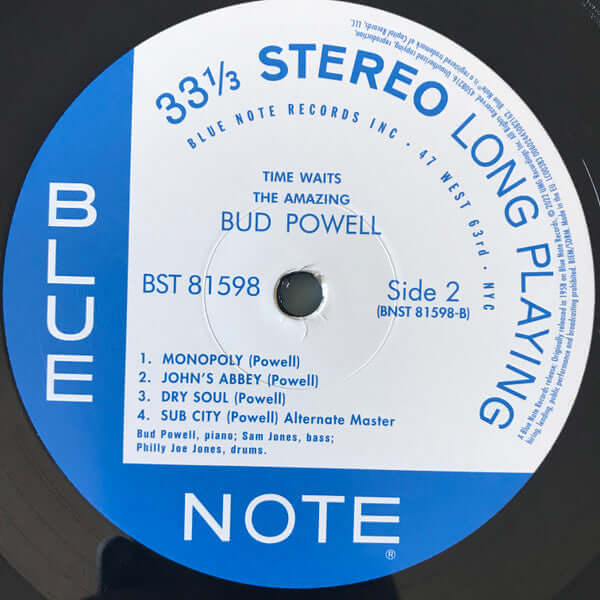 Bud Powell ~ Time Waits (The Amazing Bud Powell) (Vinyl) - Djungel & Jazz