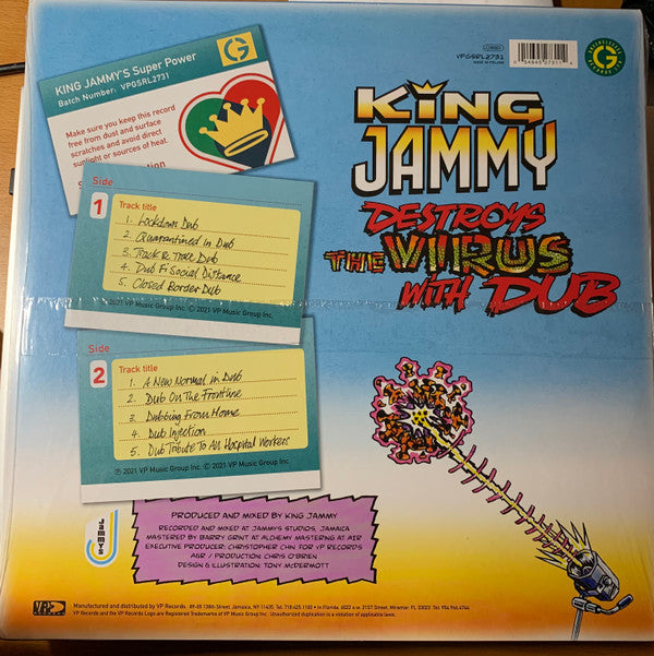 King Jammy ~ King Jammy Destroys The Virus With Dub (Vinyl) - Djungel & Jazz