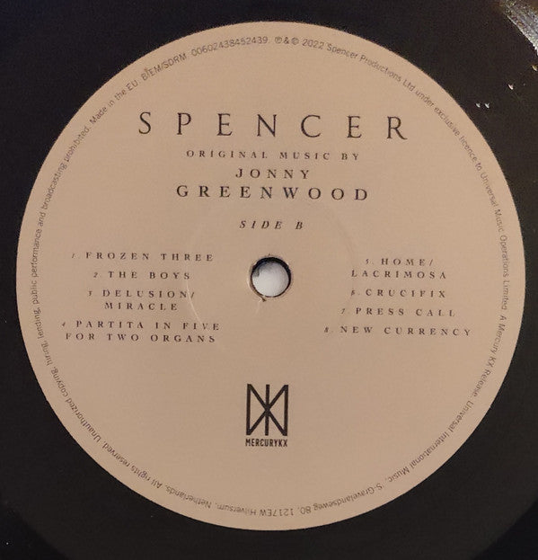Jonny Greenwood ~ Spencer (Original Motion Picture Soundtrack) (Vinyl) - Djungel & Jazz