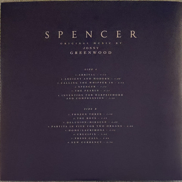 Jonny Greenwood ~ Spencer (Original Motion Picture Soundtrack) (Vinyl) - Djungel & Jazz