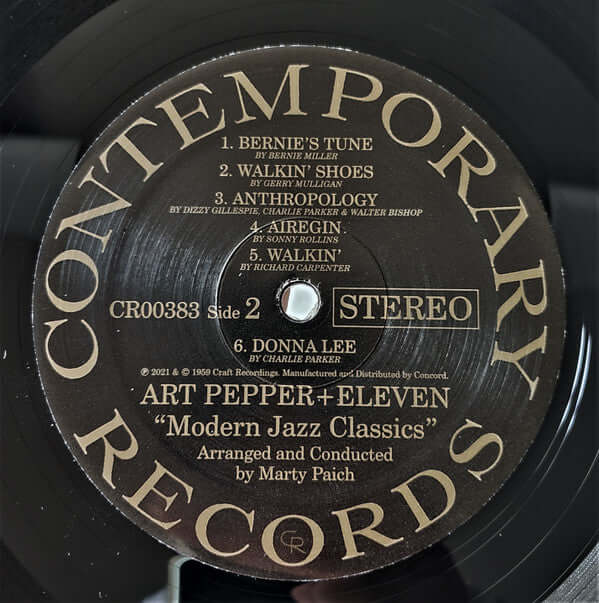 Art Pepper : Art Pepper + Eleven "Modern Jazz Classics" (LP, Album, RE, 180)