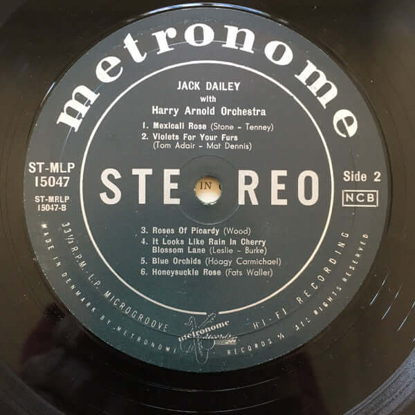 Jack Dailey, Harry Arnolds Orkester : Your Dailey Bouquet From Jack (LP, Album)