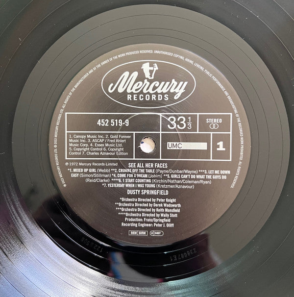 Dusty Springfield ~ See All Her Faces (Vinyl) - Djungel & Jazz