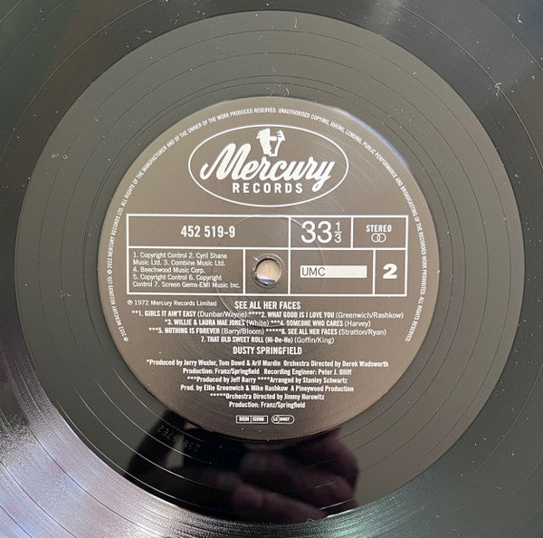 Dusty Springfield ~ See All Her Faces (Vinyl) - Djungel & Jazz