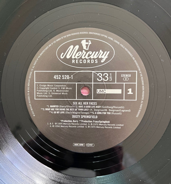 Dusty Springfield ~ See All Her Faces (Vinyl) - Djungel & Jazz