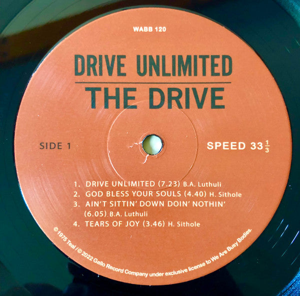 The Drive  ~ Drive Unlimited (Vinyl) - Djungel & Jazz