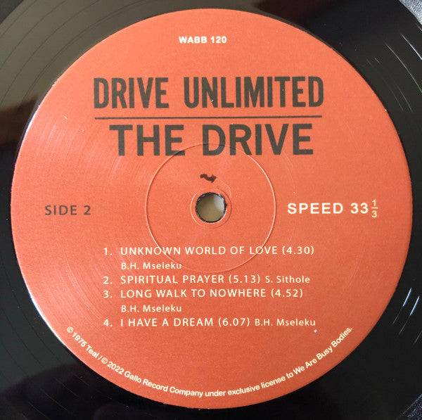 The Drive  ~ Drive Unlimited (Vinyl) - Djungel & Jazz