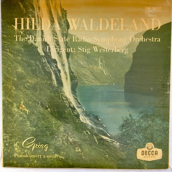 Edvard Grieg, Hilda Waldeland, Stig Westerberg ~ Pianokonsert A-Moll (Vinyl) - Djungel & Jazz