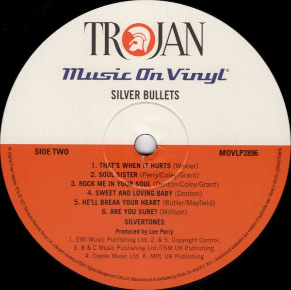 The Silvertones : Silver Bullets (LP, Album, RE, 180)