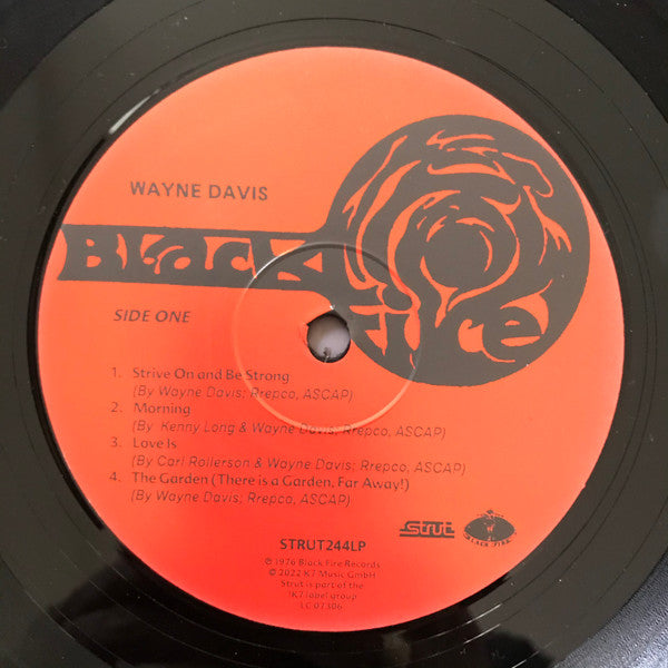 Wayne Davis (2) : Wayne Davis (LP, Album, RE, RM)