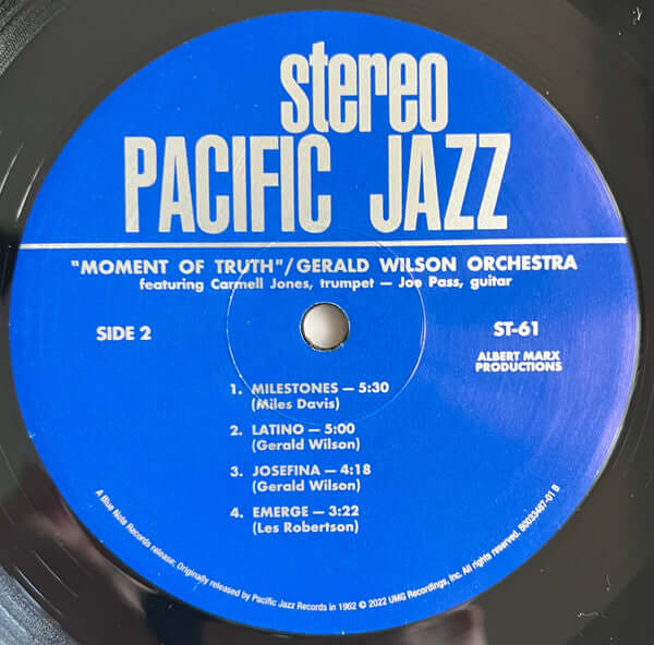 Gerald Wilson Orchestra ~ Moment Of Truth (Vinyl) - Djungel & Jazz