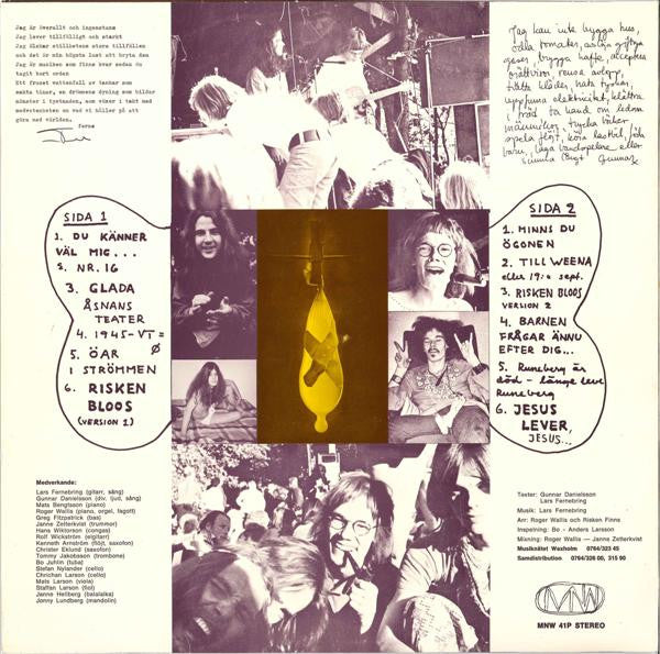 Risken Finns : Risken Finns (LP, Album)