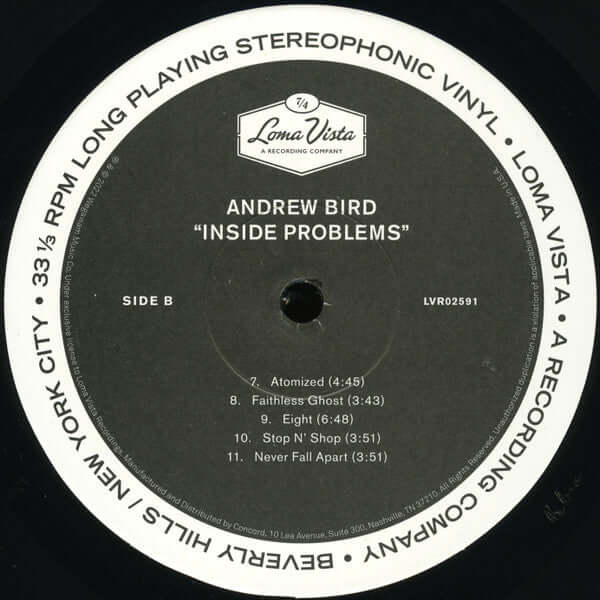 Andrew Bird ~ Inside Problems (Vinyl) - Djungel & Jazz