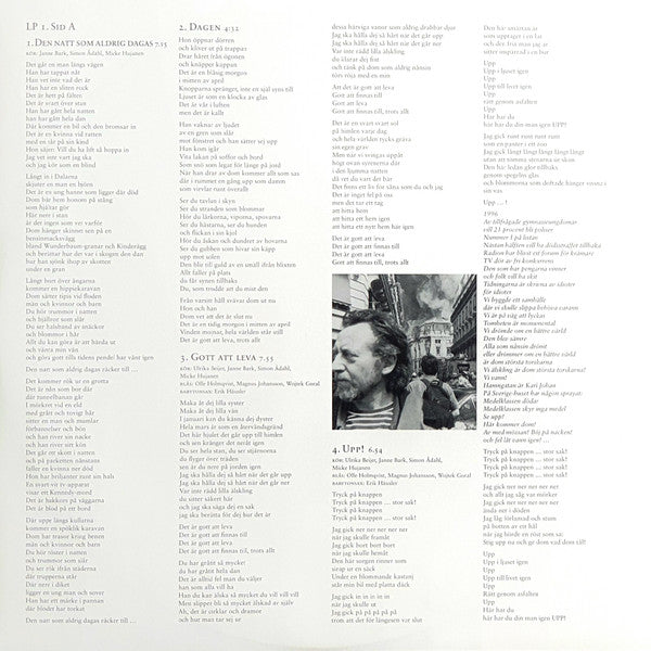 Ulf Lundell : På Andra Sidan Drömmarna (3xLP, Album, Ltd, RE)