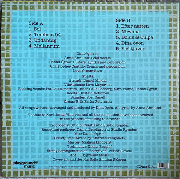 Dina Ögon ~ Dina Ögon (Vinyl) - Djungel & Jazz