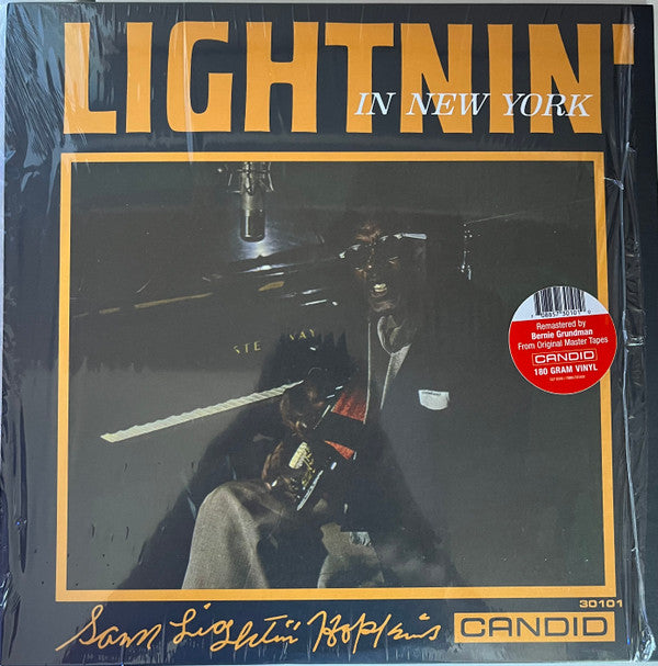 Sam Lightnin' Hopkins* : Lightnin' In New York (LP, Album, RE, RM, 180)