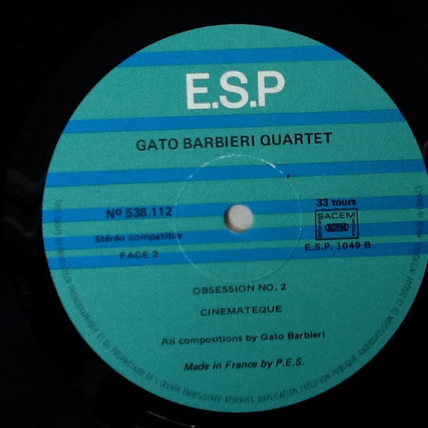 Gato Barbieri Quartet : In Search Of The Mystery (LP, Album, RE)