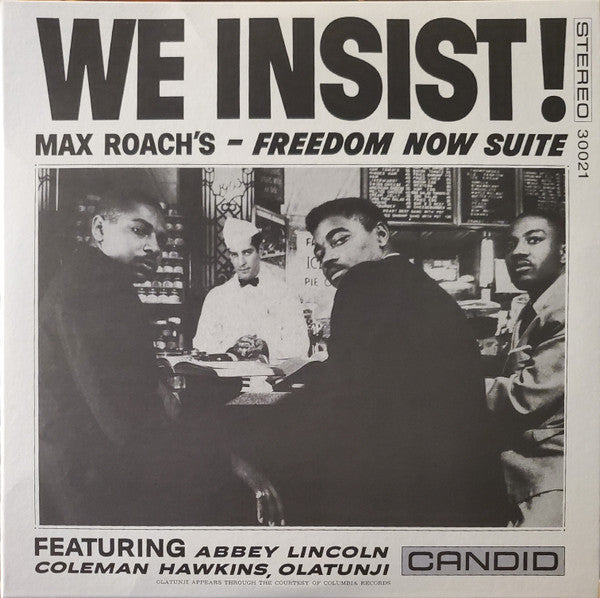 Max Roach : We Insist! Max Roach's Freedom Now Suite (LP, Album, RE, RM)