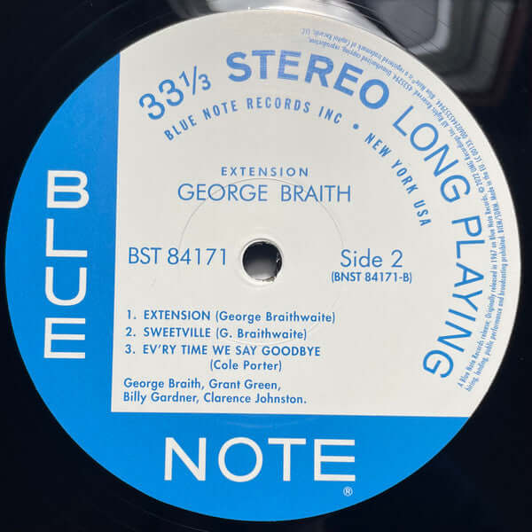 George Braith ~ Extension (Vinyl) - Djungel & Jazz