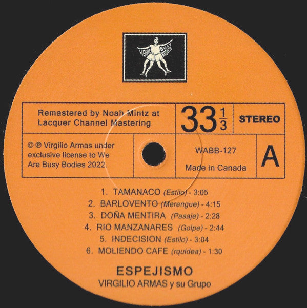 Virgilio Armas Y Su Grupo ~ Espejismo (Vinyl) - Djungel & Jazz
