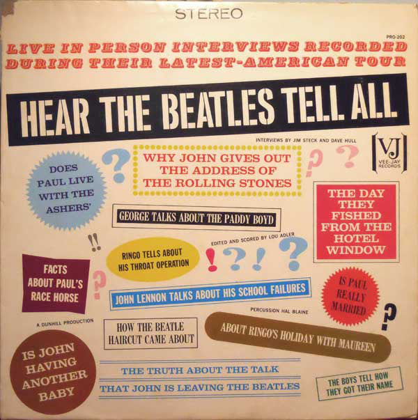 The Beatles ~ Hear The Beatles Tell All (Vinyl) - Djungel & Jazz