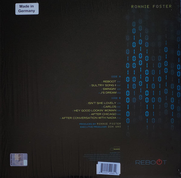 Ronnie Foster ~ Reboot (Vinyl) - Djungel & Jazz