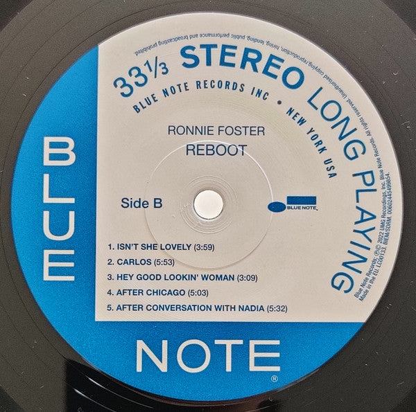 Ronnie Foster ~ Reboot (Vinyl) - Djungel & Jazz