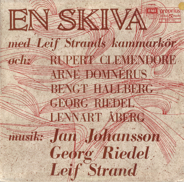 Leif Strands Kammarkör ~ En Skiva Med Leif Strands Kammarkör (Vinyl) - Djungel & Jazz