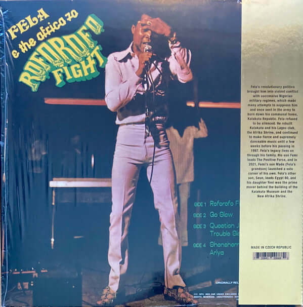 Fela & The Africa 70 ~ Music Of Fela - Roforofo Fight (Vinyl) - Djungel & Jazz