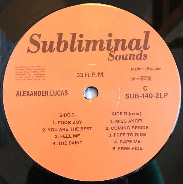 Alexander Lucas : Alexander Lucas (2xLP, Comp, Dlx, Ltd)