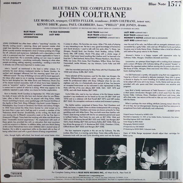 John Coltrane ~ Blue Train: The Complete Masters (Vinyl) - Djungel & Jazz