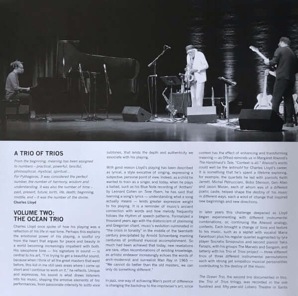 Charles Lloyd ~ Trios: Ocean (Vinyl) - Djungel & Jazz