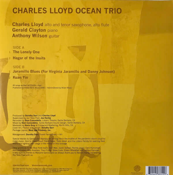 Charles Lloyd ~ Trios: Ocean (Vinyl) - Djungel & Jazz