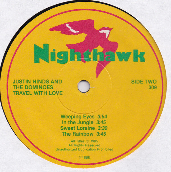 Justin Hinds & The Dominoes : Travel With Love (LP, Album)