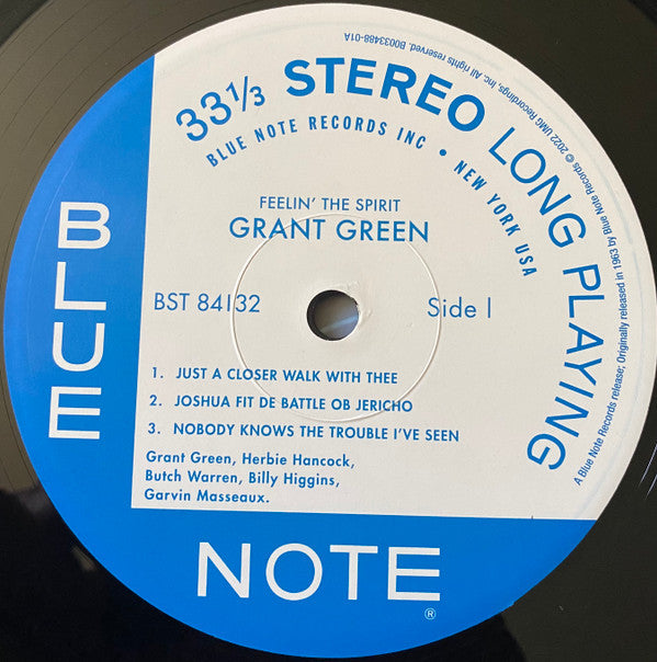 Grant Green ~ Feelin' The Spirit (Vinyl) - Djungel & Jazz