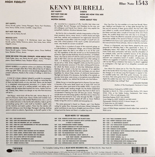 Kenny Burrell ~ Kenny Burrell (Vinyl) - Djungel & Jazz