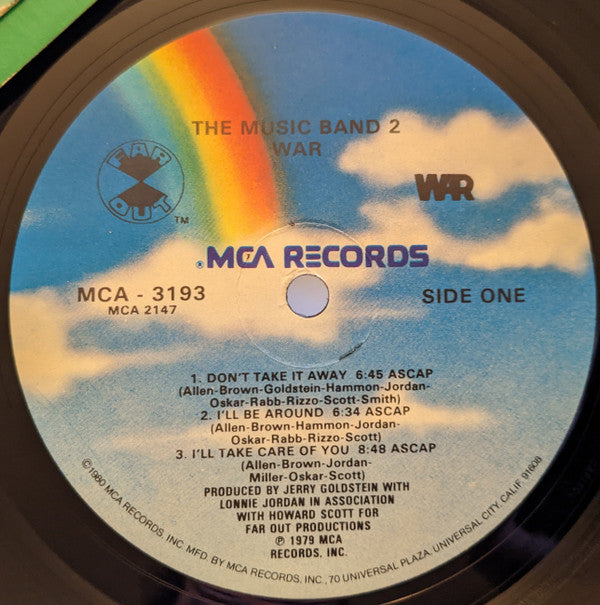 War : The Music Band 2 (LP, Album, RE)