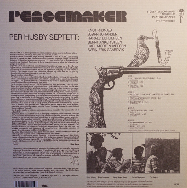 Per Husby Septett ~ Peacemaker (Vinyl) - Djungel & Jazz