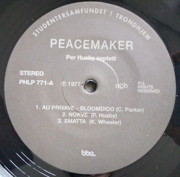 Per Husby Septett ~ Peacemaker (Vinyl) - Djungel & Jazz