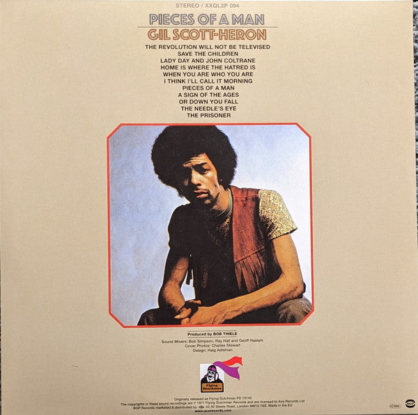 Gil Scott-Heron ~ Pieces Of A Man (Vinyl) - Djungel & Jazz