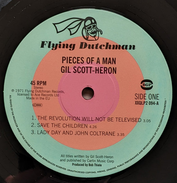 Gil Scott-Heron ~ Pieces Of A Man (Vinyl) - Djungel & Jazz