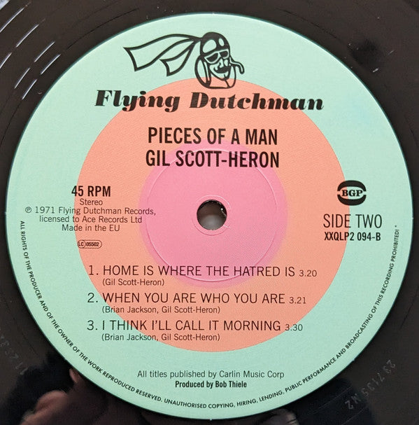 Gil Scott-Heron ~ Pieces Of A Man (Vinyl) - Djungel & Jazz