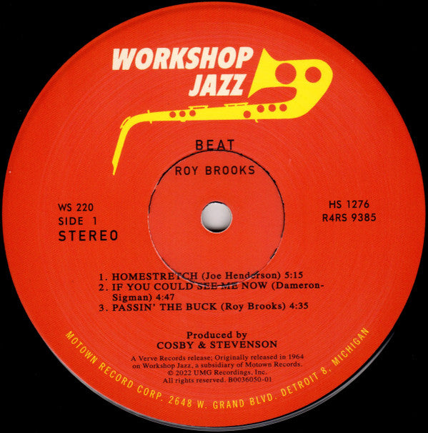 Roy Brooks ~ Beat (Vinyl) - Djungel & Jazz