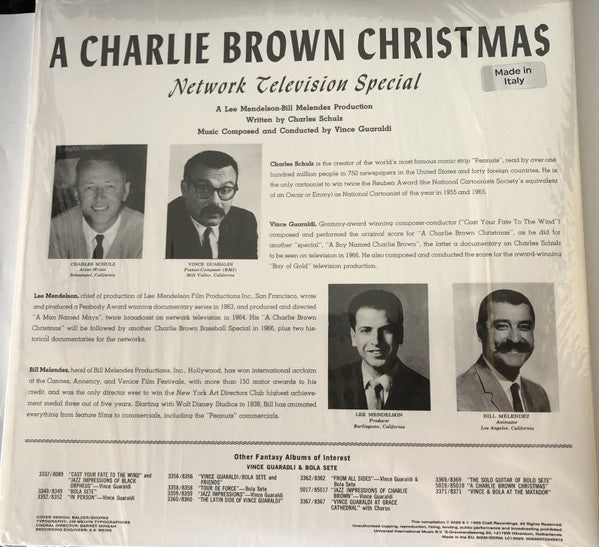 Vince Guaraldi ~ A Charlie Brown Christmas (Vinyl) - Djungel & Jazz