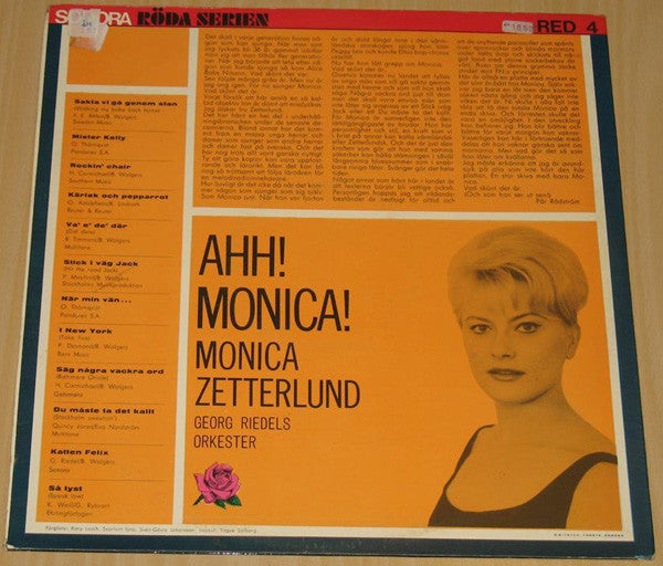 Monica Zetterlund : Ahh! Monica! (LP, Album, RE)