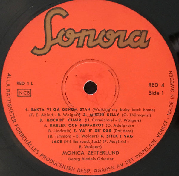 Monica Zetterlund : Ahh! Monica! (LP, Album, RE)