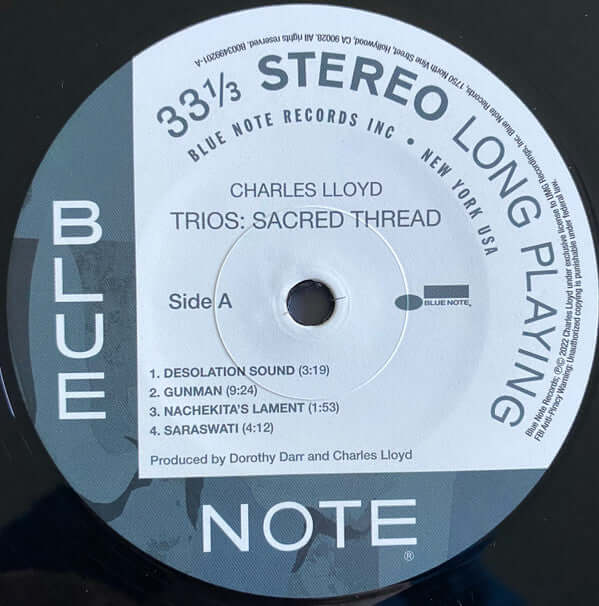 Charles Lloyd ~ Trios: Sacred Thread (Vinyl) - Djungel & Jazz