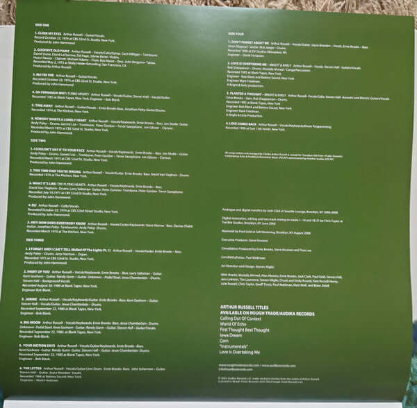 Arthur Russell ~ Love Is Overtaking Me (Vinyl) - Djungel & Jazz